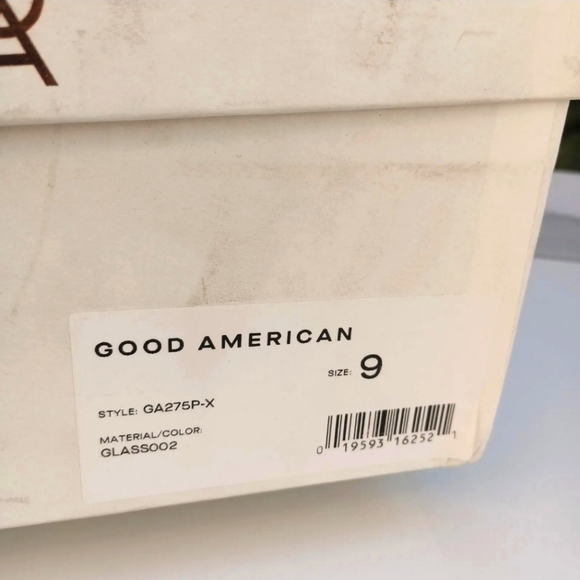 NEW Good American Cinderella Clear Pump Heels Women's Size 9 Cinder-f-ing-rella - Picture 3 of 10